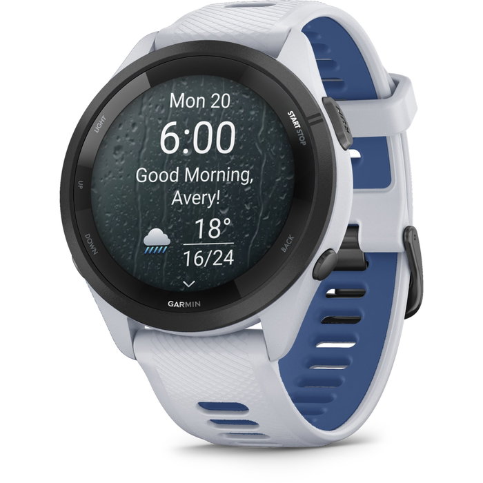 Garmin Forerunner 265 blanc/bleu marine Garmin Forerunner 265 blanc/bleu marine