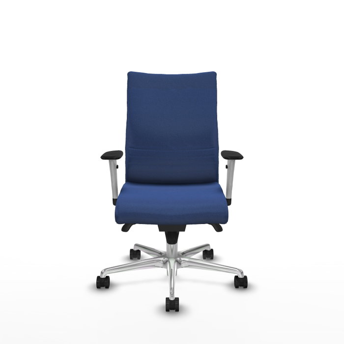 Piqueras Y Crespo Chaise de bureau Albacete bleu marine avec mécanisme Synchro et base aluminium Piqueras Y Crespo Chaise de bureau Albacete bleu marine avec mécanisme Synchro et base aluminium