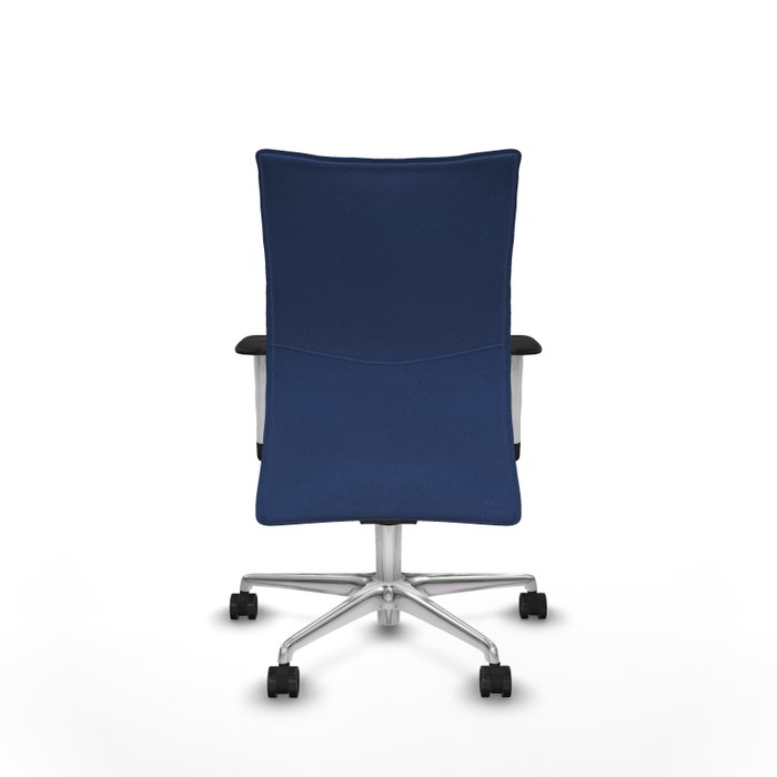 Piqueras Y Crespo Chaise de bureau Albacete bleu marine avec mécanisme Synchro et base aluminium Piqueras Y Crespo Chaise de bureau Albacete bleu marine avec mécanisme Synchro et base aluminium