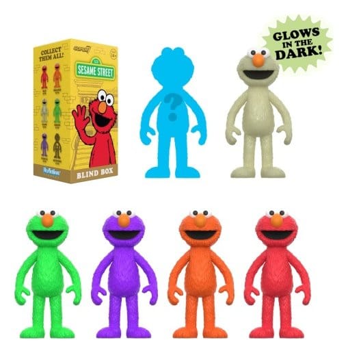 Super7 1, rue Sésame figurines mini Wave 06 Blind Box Display (12)