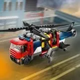 Lego City 60462 - Set modulable avec hélicoptère, camion de pompiers et sous-marin, 874 pièces, jouet de construction pour enfants à partir de 7 ans