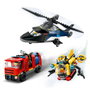 LEGO City 60462 Hélicoptère, camion de pompiers et sous-marin modulable