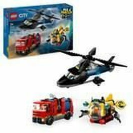 LEGO City 60462 Hélicoptère, camion de pompiers et sous-marin modulable