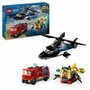 LEGO City 60462 Hélicoptère, camion de pompiers et sous-marin modulable