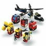 LEGO City 60462 Hélicoptère, camion de pompiers et sous-marin modulable