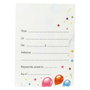 Party Time Lot de 6 Invitations d'Anniversaire avec Enveloppes