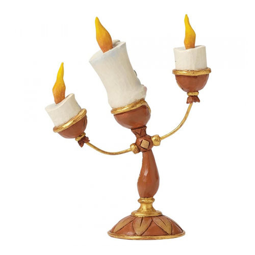 Enesco Figurine Disney La Belle et la Bête Lumiere Résine Peint à la Main 10 cm