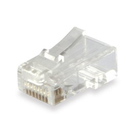 Equip 121144 Kit de 100 Connecteurs RJ45 Cat6 Transparent Plastique