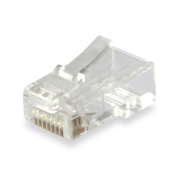 Equip 121144 Kit de 100 Connecteurs RJ45 Cat6 Transparent Plastique Equip 121144 Kit de 100 Connecteurs RJ45 Cat6 Transparent Plastique