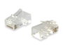 Equip 121144 Kit de 100 Connecteurs RJ45 Cat6 Transparent Plastique