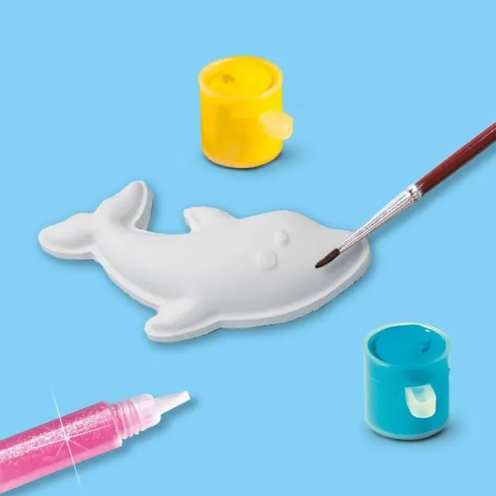 SES CREATIVE Kit de moulage et peinture Créatures de l'océan - Loisir créatif pour enfant à partir de 5 ans avec moule, plâtre et 6 couleurs - Hobby Pink SES CREATIVE Kit de moulage et peinture Créatures de l'océan - Loisir créatif pour enfant à partir de 5 ans avec moule, plâtre et 6 couleurs - Hobby Pink