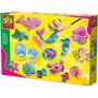 SES CREATIVE Kit de moulage et peinture Créatures de l'océan - Loisir créatif pour enfant à partir de 5 ans avec moule, plâtre et 6 couleurs - Hobby Pink