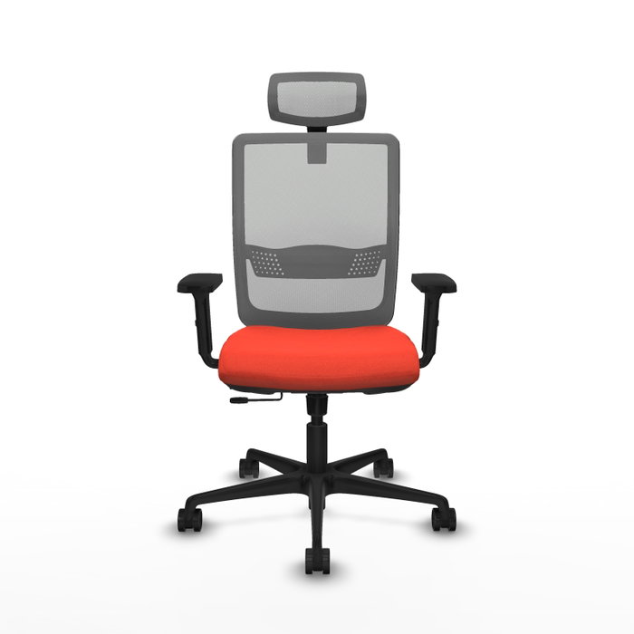 Piqueras Y Crespo Haches Chaise de Bureau Sincro/Traslack Orange et Gris Piqueras Y Crespo Haches Chaise de Bureau Sincro/Traslack Orange et Gris