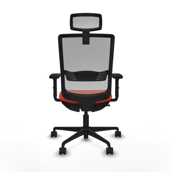 Piqueras Y Crespo Haches Chaise de Bureau Sincro/Traslack Orange et Gris Piqueras Y Crespo Haches Chaise de Bureau Sincro/Traslack Orange et Gris