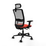 Piqueras Y Crespo Haches Chaise de Bureau Sincro/Traslack Orange et Gris