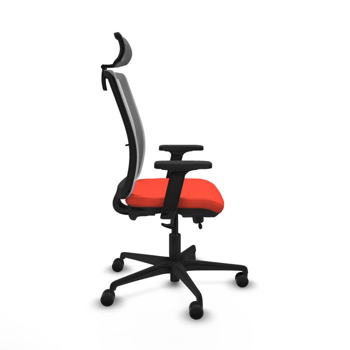 Piqueras Y Crespo Haches Chaise de Bureau Sincro/Traslack Orange et Gris Piqueras Y Crespo Haches Chaise de Bureau Sincro/Traslack Orange et Gris