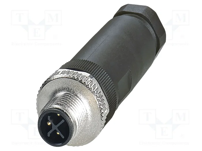 PHOENIX CONTACT Connecteur M12 mâle 3 broches droit industriel IP67 630V PHOENIX CONTACT Connecteur M12 mâle 3 broches droit industriel IP67 630V