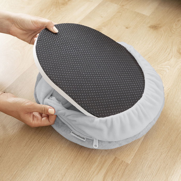 Pack Chauffe-pieds Électrique 2-en-1 et Couverture à Manches Sweat-shirt Oversize avec Polaire InnovaGoods Pack Chauffe-pieds Électrique 2-en-1 et Couverture à Manches Sweat-shirt Oversize avec Polaire InnovaGoods