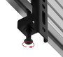 B-Tech Bras de montage universel System X - Interface VESA 200, jusqu'à 47", 70 kg, pour installations multi-écrans, noir