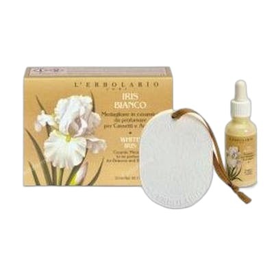 L'ERBOLARIO Médaillon en céramique parfumé Iris Blanc 30 ml L'ERBOLARIO Médaillon en céramique parfumé Iris Blanc 30 ml