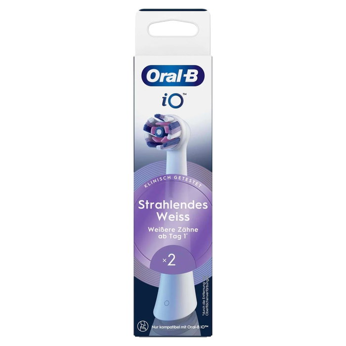 Oral-B iO Radiant White Pack Double Blanc Oral-B iO Radiant White Pack Double Blanc