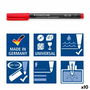 Marqueur permanent Staedtler 318-4 Orange 0,6 mm 10 Pièces (10 Unités)