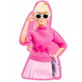 MATTEL - Coussin / Coussin 3D Barbie en Velboa - Dimension : 35 cm