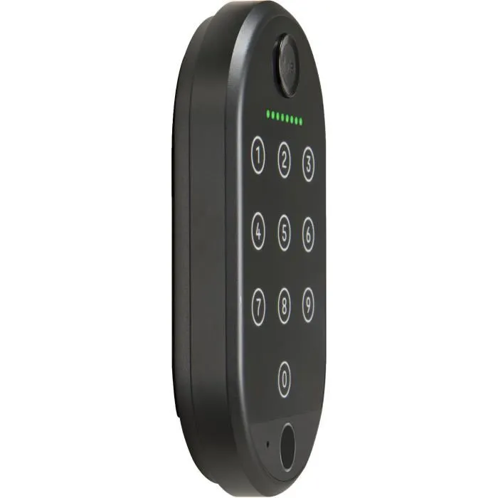 Yale Clavier connecté biométrique à empreinte digitale pour porte - Compatible Linus L1 L2 - Gestion 10 utilisateurs et codes d'accès