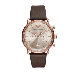 Armani AR11106 avec bracelet en cuir marron