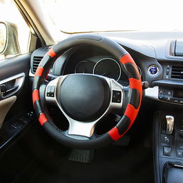 Abc Housse De Volant Grip Noir-Rouge Cs 6 INT30169 Universelle 100% Polyester