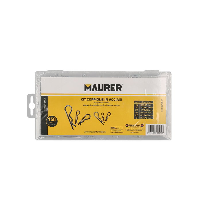 MAURER Mallette de 150 Pasadores R