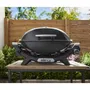 Weber Q2100N - Barbecue à gaz 1 brûleur, 2.94 kW, cuve et couvercle en fonte émaillée, grille en fonte émaillée, allumage piézoélectronique, noir