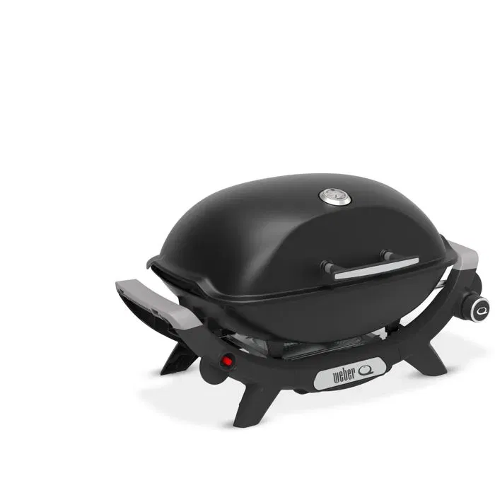 Weber Q2100N - Barbecue à gaz 1 brûleur, 2.94 kW, cuve et couvercle en fonte émaillée, grille en fonte émaillée, allumage piézoélectronique, noir Weber Q2100N - Barbecue à gaz 1 brûleur, 2.94 kW, cuve et couvercle en fonte émaillée, grille en fonte émaillée, allumage piézoélectronique, noir