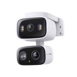 TP-Link Tapo C246D Caméra de Sécurité WiFi Double Objectif 2K Pan/Tilt Intérieur/Extérieur