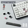 The G-Lab Clavier Mécanique Gamer KEYZ Elite 300 WG TKL AZERTY RGB Blanc - Triple Mode 2.4 GHz/Bluetooth/Filaire - PBT Double Injection - Hot Swappable