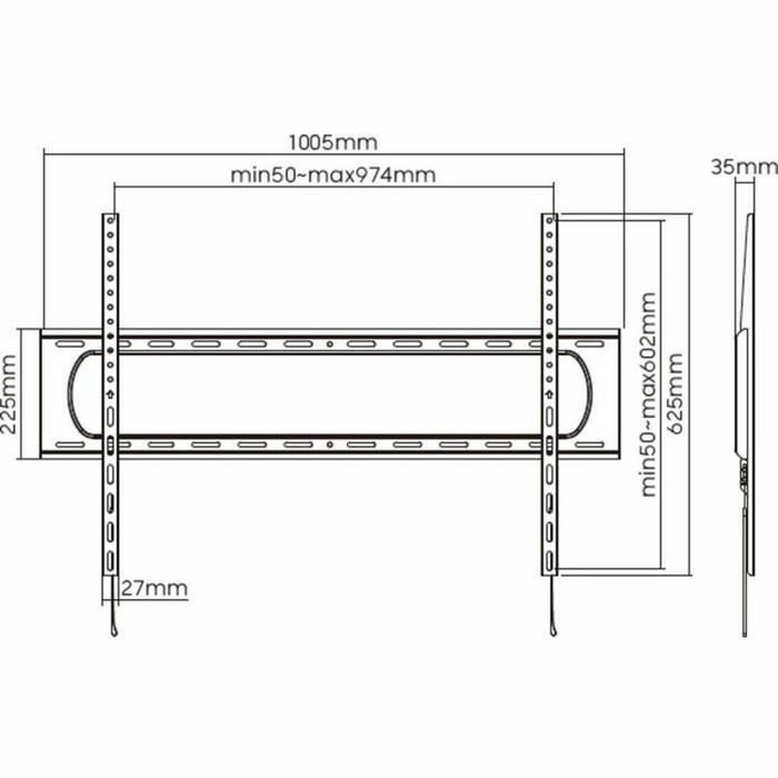 Stell Support TV fixe SHO 7220 Slim Stell Support TV fixe SHO 7220 Slim