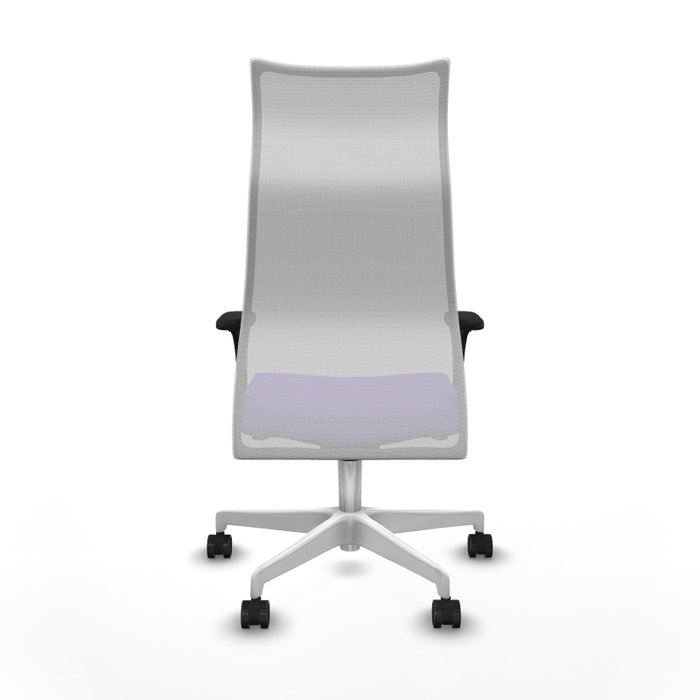 Piqueras y Crespo Chaise de Bureau Albacete Lila et Blanc