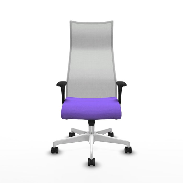 Piqueras y Crespo Chaise de Bureau Albacete Lila et Blanc