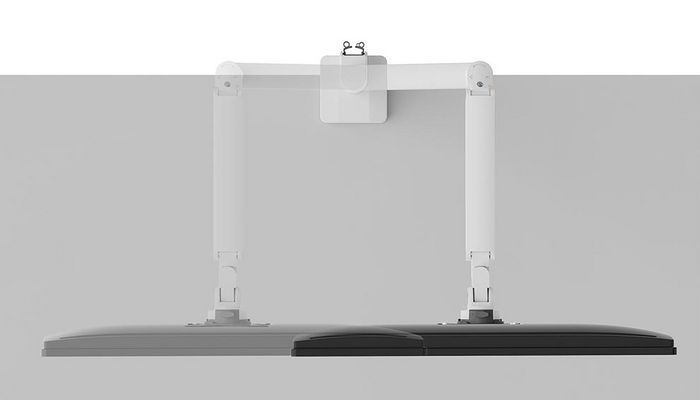 Neomounts DS70 - Bras support de bureau à mouvement complet pour écrans 17" à 35" (9 kg max) - Réglage hauteur, inclinaison, rotation - Compatible VESA 75x75/100x100 - Blanc