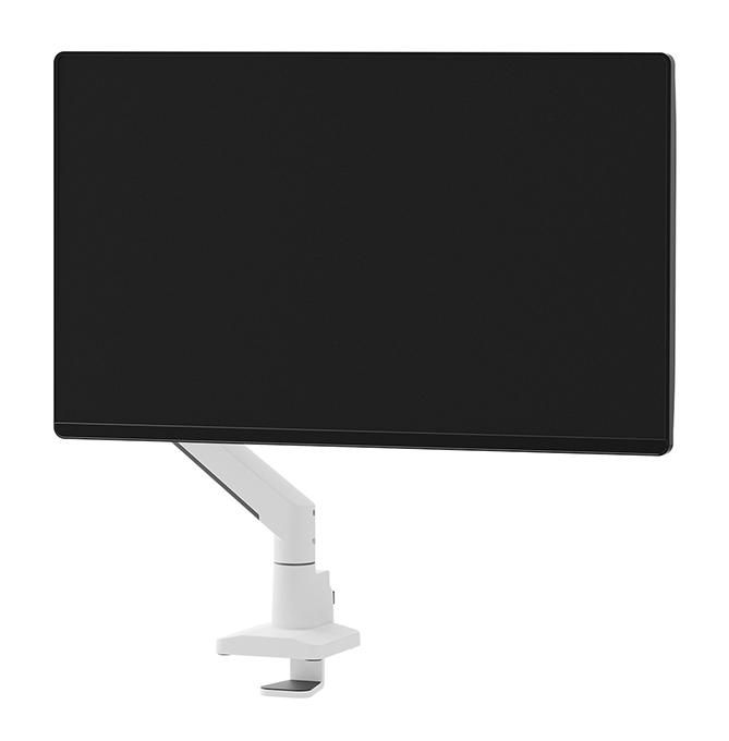Neomounts DS70 - Bras support de bureau à mouvement complet pour écrans 17" à 35" (9 kg max) - Réglage hauteur, inclinaison, rotation - Compatible VESA 75x75/100x100 - Blanc