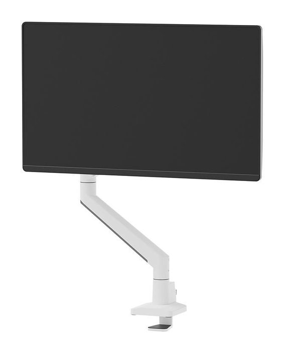 Neomounts DS70 - Bras support de bureau à mouvement complet pour écrans 17" à 35" (9 kg max) - Réglage hauteur, inclinaison, rotation - Compatible VESA 75x75/100x100 - Blanc