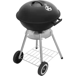 Fieldmann FZG 1009 Barbecue au charbon de bois avec cuve de 41.5 cm, grilles chromées et couvercle