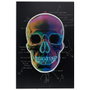 Home Deco Factory Tableau néon LED crâne 40x60 cm