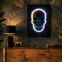 Home Deco Factory Tableau néon LED crâne 40x60 cm