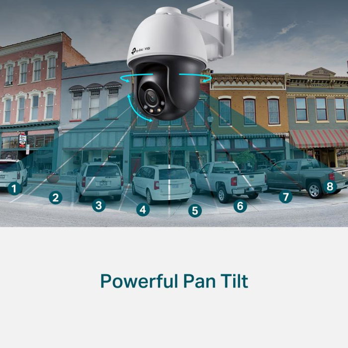 TP-Link VIGI C540(4mm) Caméra IP de Surveillance Extérieure avec Objectif 4 mm, Noir