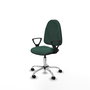 PIQUERAS Y CRESPO Chaise de bureau Algarra, Vert bouteille, Tissu et Chrome