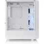 Thermaltake S200 TG ARGB - Boîtier PC Moyen Tour Blanc, ATX/Micro-ATX, 3 Ventilateurs 120mm ARGB, USB 3.0/2.0, Panneau en Verre Trempé, Éclairage RGB Compatible