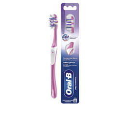 Oral-B PRO-3DWHITE - Brosse à dents manuelle avec poils fins et souples pour un nettoyage approfondi, blanchiment des dents et protection des gencives - 1 unité