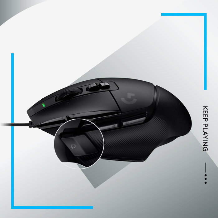 Logitech G G502 X Souris Gamer Filaire USB Optique 25600 DPI Noir Logitech G G502 X Souris Gamer Filaire USB Optique 25600 DPI Noir