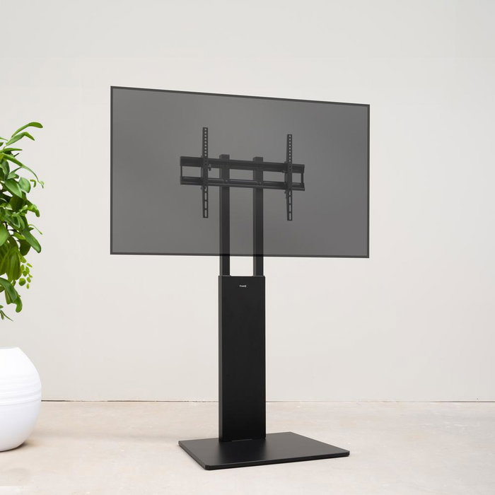 Tooq Support Sol pour Écran VESA 32"-85", Compatible VESA 200x200 à 600x400, Noir, Charge Maximale 40 kg, Réglable en Hauteur 1115-1415 mm